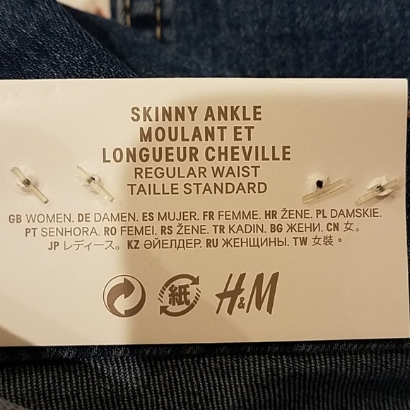 H & M skinny ankle jeans Sz 27 - Picture 6 of 8